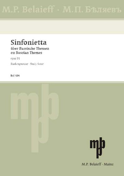 DL: N. Rimski-Korsakow: Sinfonietta, Orch (Stp)