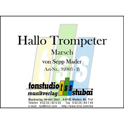 J. Mader: Hallo Trompeter, Blaso (DirBSt)
