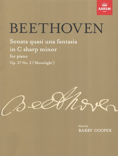 L. v. Beethoven: Sonata No.14 In C Sharp Minor Op.27 N, Klav