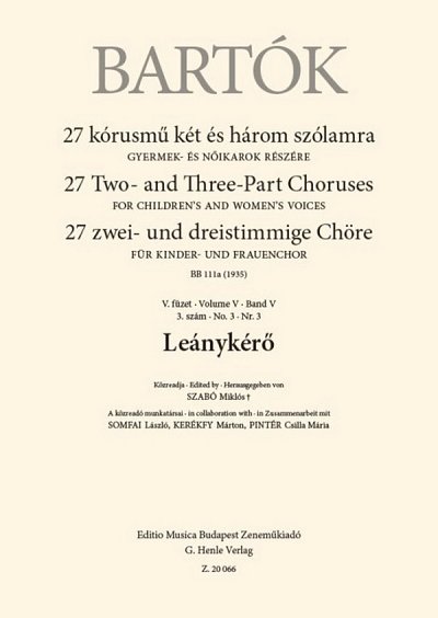 B. Bartók: Leánykér_, Fch3 (Chpa)