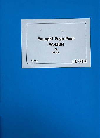 Y. Pagh-Paan: Pa-Mun - Wellen, Klav