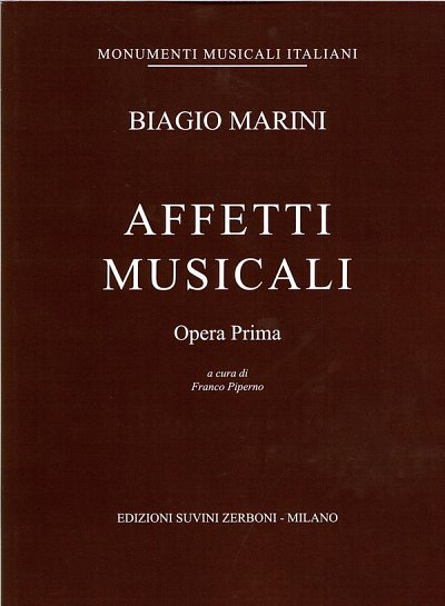 B. Marini: Affetti Musicali (Part.)