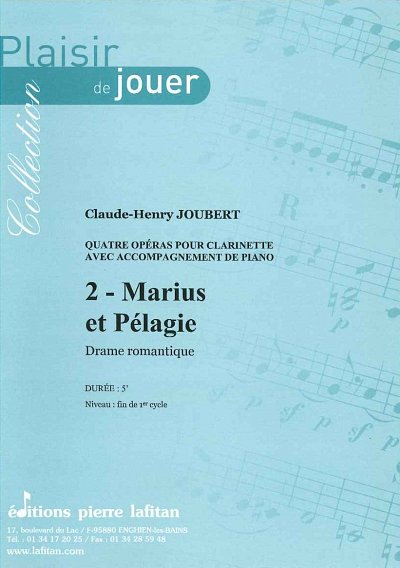 4 Opéras - 2 - Marius et Pélagie, KlarKlv (KlavpaSt)