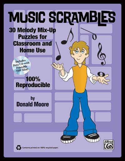 D. Moore: Music Scrambles, Schkl (Bu+CDr)