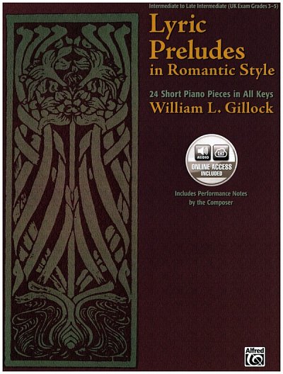 W. Gillock: Lyric Preludes in Romantic Sty, Klav (+OnlAudio)