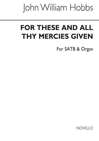 For These And All Thy Mercies Given (Hymn Tun, GchOrg (Chpa)