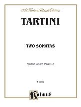 G. Tartini i inni: Tartini: Two Sonatas for String Trio (Score & Parts)