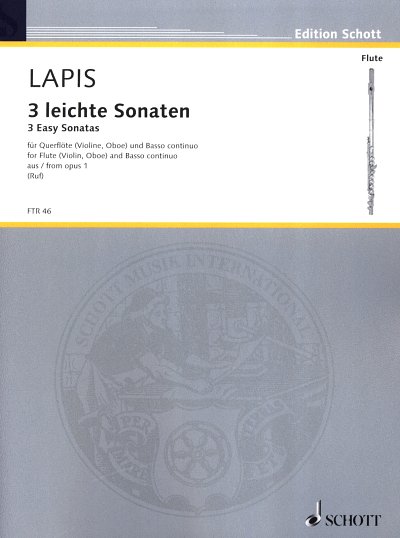 S. Lapis: 3 leichte Sonaten, FlBc