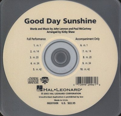 J. Lennon: Good Day Sunshine, Ch (CD)