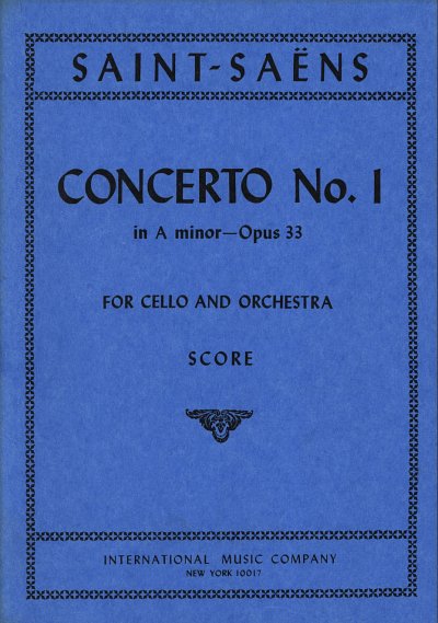 AQ: C. Saint-Saëns: Concerto No. 1 in A minor, op. (B-Ware)