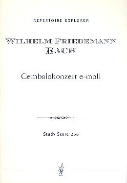 W.F. Bach: Konzert e-Moll für Cembalo, (Stp)