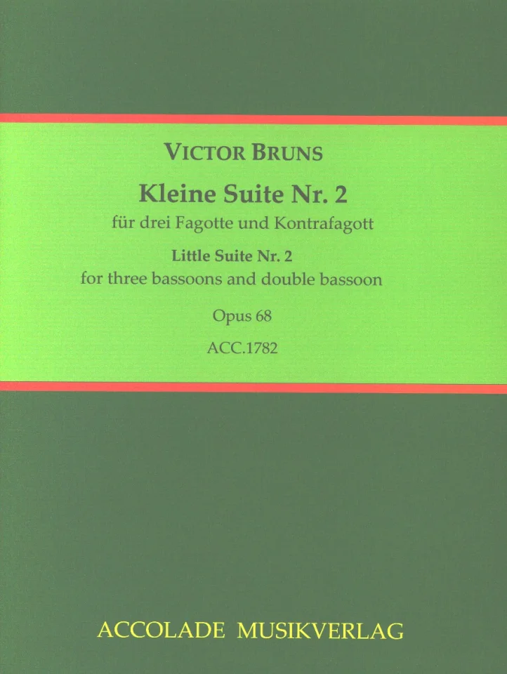 V. Bruns: Kleine Suite Nr. 2 op. 68, 3FagKfag (Pa+St) (0)