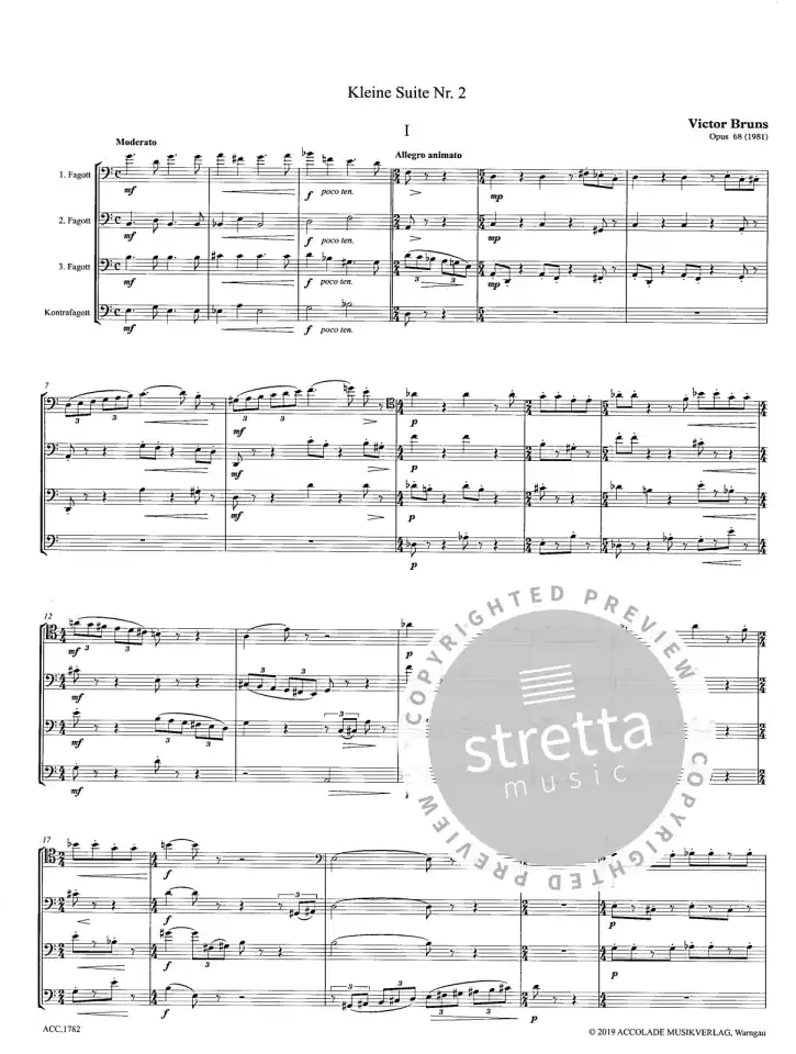 V. Bruns: Kleine Suite Nr. 2 op. 68, 3FagKfag (Pa+St) (1)