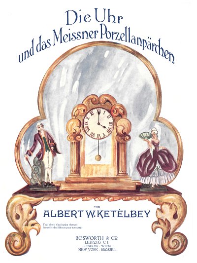 A. Ketèlbey: The Clock And Dresden Figures, Klav