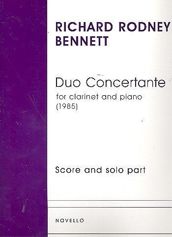 R.R. Bennett: Duo Concertante, KlarKlv (KlavpaSt)