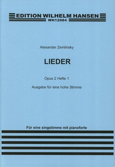 Lieder Op. 2 Book One, GesHKlav