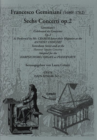 F. Geminiani: Sechs Concerti op.2, Org/Cemb