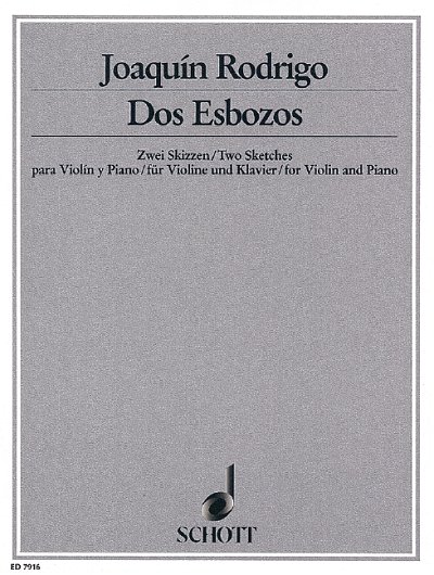 J. Rodrigo: Dos Esbozos , VlKlav