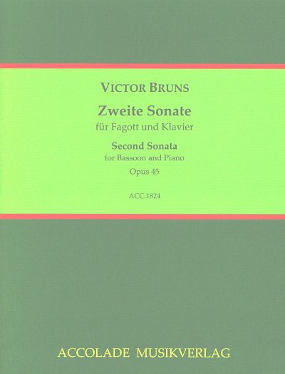 V. Bruns: Sonate Nr. 2 op. 45, FagKlav (KlavpaSt)