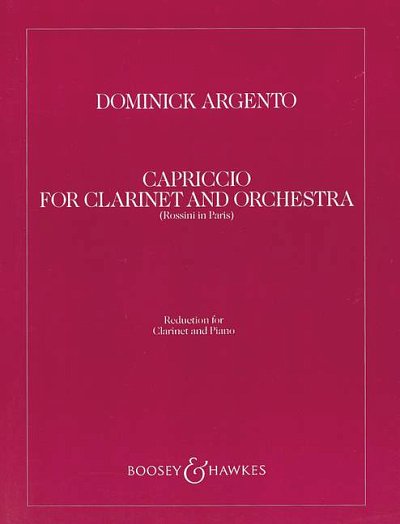 D. Argento: Capriccio, KlarOrch (KA)