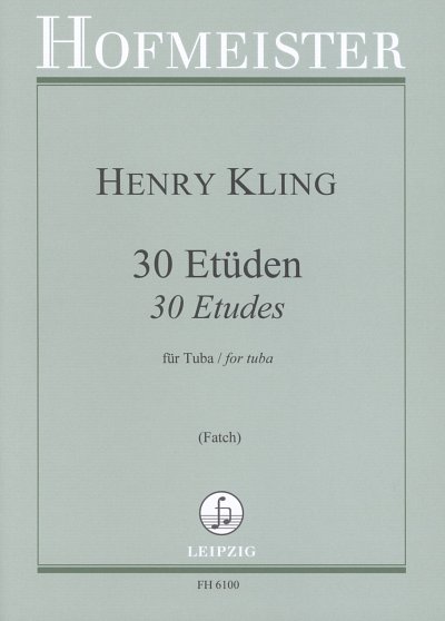 H. Kling: 30 Etüden für Tuba
