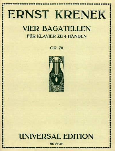 E. Krenek: 4 Bagatellen op. 70  (Part.)