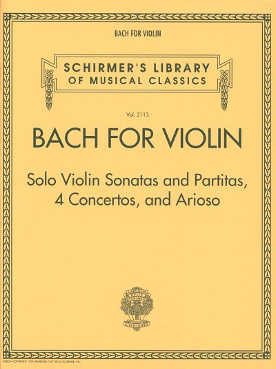 J.S. Bach: Bach for Violin, VlKlav