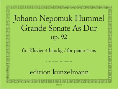 J.N. Hummel: Grande Sonate As-Dur op. 92, Klav4m (Sppa)