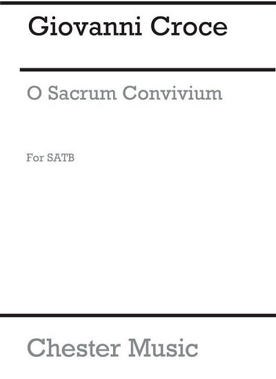 G. Croce: O Sacrum Convivium, GchKlav (Chpa)