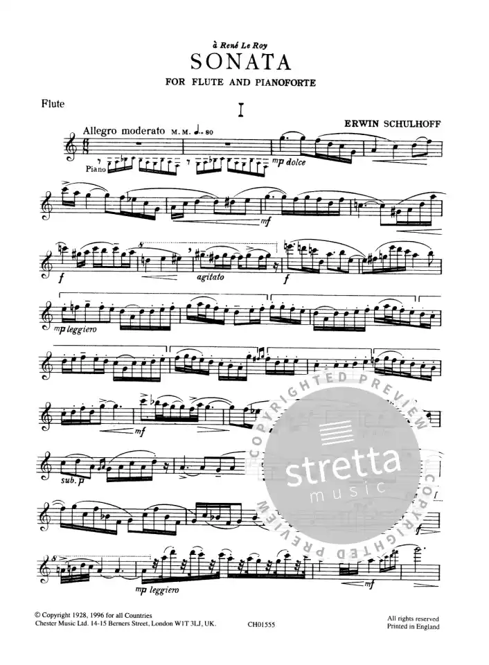 E. Schulhoff: Flute Sonata, FlKlav (KlavpaSt) (4)