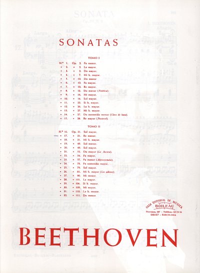 L. v. Beethoven: Sonate Nr. 17 d-Moll op. 31/2, Klav