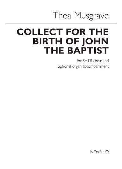 T: Musgrave: Collect For Birth Of John The Ba, GchOrg (Chpa)
