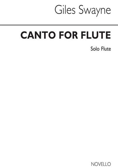 G. Swayne: Canto For Flute, Fl