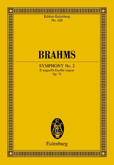 DL: J. Brahms: Sinfonie Nr. 2 D-Dur, Orch (Stp)
