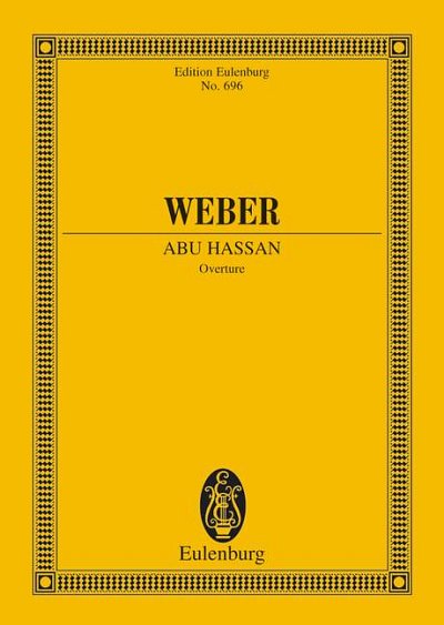 DL: C.M. von Weber: Abu Hassan, Orch (Stp)