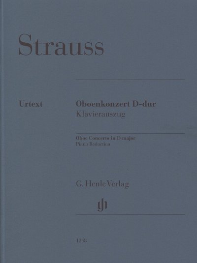 R. Strauss: Oboenkonzert D-Dur, ObKlav (KlavpaSt)