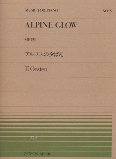 O. Theodor: Alpine Glow op. 193 Nr. 29, Klav