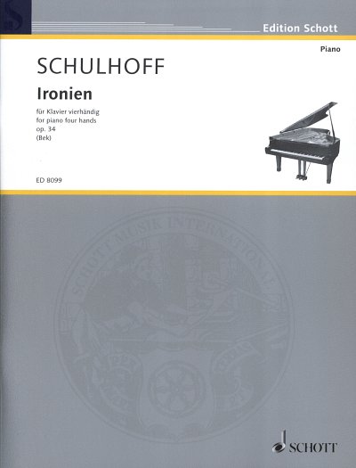 E. Schulhoff: Ironien op. 34 WV 55 , Klav4m (Sppa)