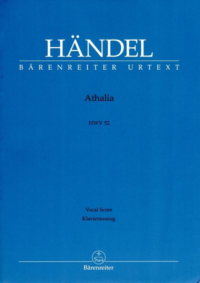 G.F. Händel: Athalia HWV 52, GsGchOrch (KA)