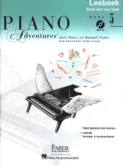 N. Faber: Piano Adventures: Lesboek Deel 5 +CD, Klav (+CD)