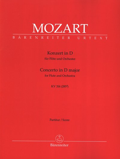 W.A. Mozart: Konzert D-Dur KV 314 (285d), FlOrch (Part)