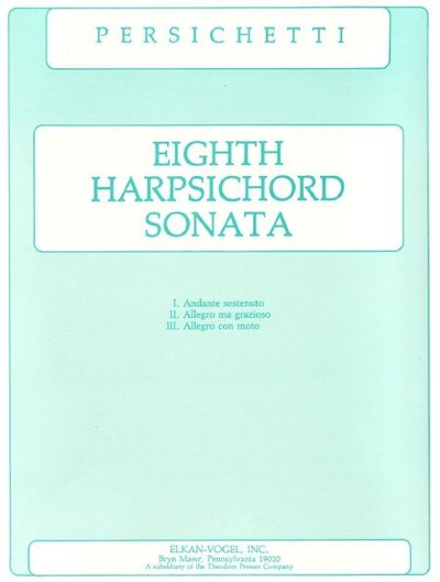 V. Persichetti: Eighth Harpsichord Sonata