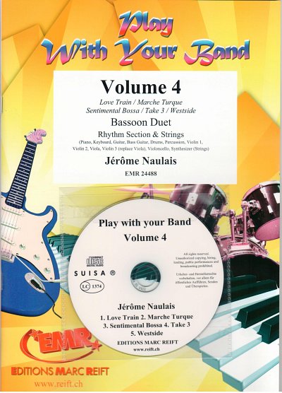 J. Naulais: Play With Your Band Volume 4 (+CD)