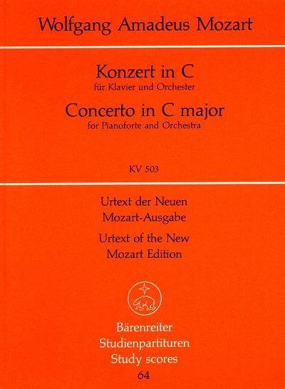 W.A. Mozart: Klavierkonzert C-Dur KV 503, KlavOrch (Stp)