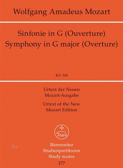 W.A. Mozart: Sinfonie (Ouvertüre) Nr. 32 G-Dur KV 318