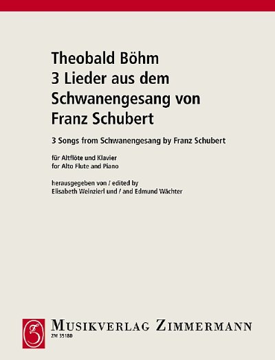 DL: F. Schubert: 3 Lieder aus dem Schwanengesang von , Altfl
