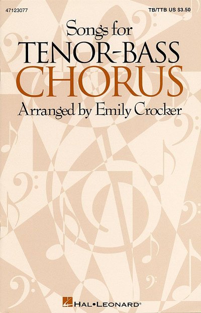 Songs for Tenor-Bass Chorus (Collection) (Chpa)