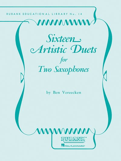 B. Vereecken: Sixteen Artistic Duets, 2Sax (Sppart)