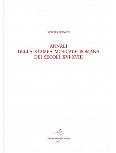 S. Franchi: Annali della stampa musicale Romana (Bu)