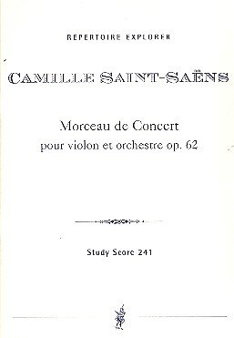 C. Saint-Saëns: Morceau de Concert op. 62, VlOrch (Stp)